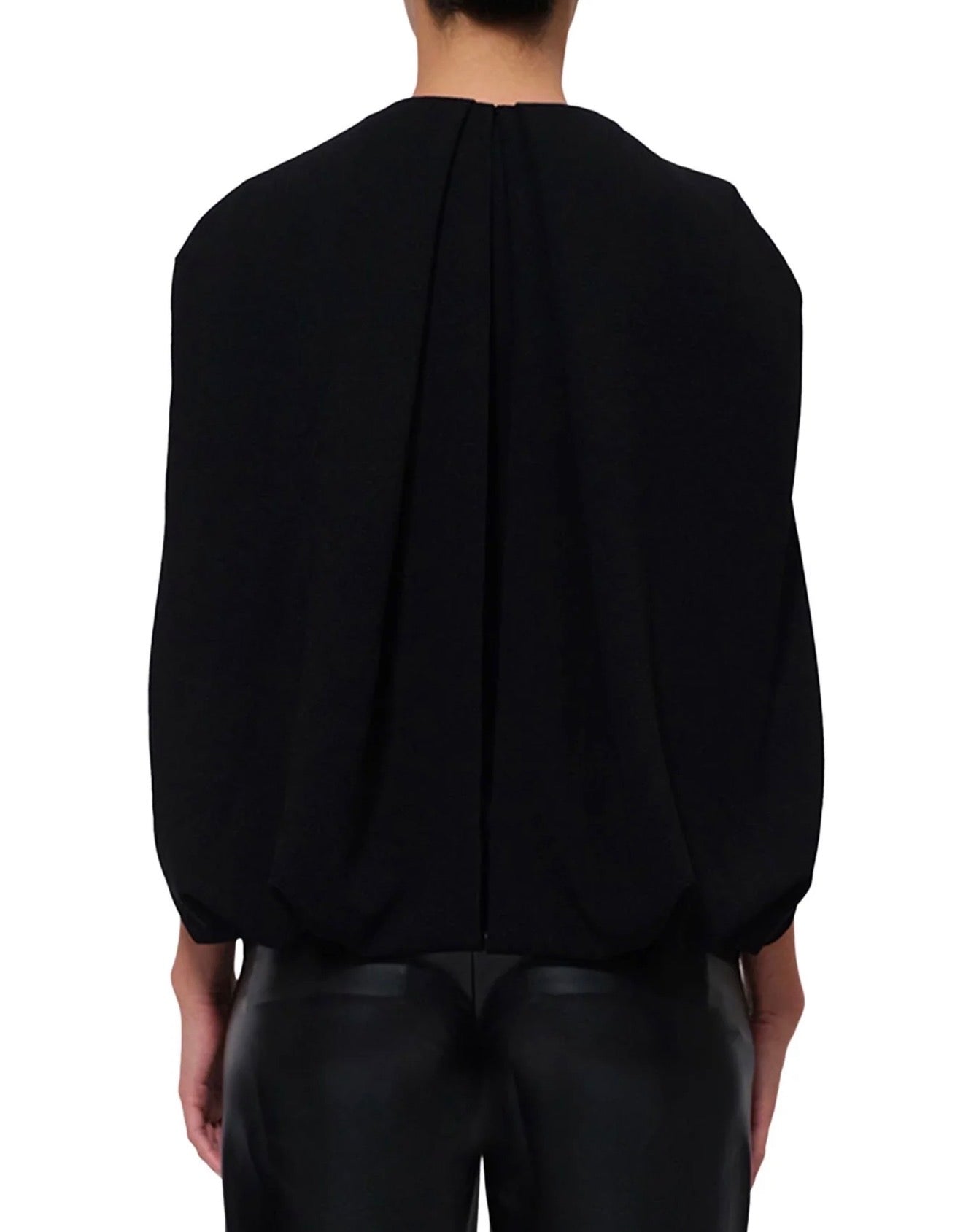 Jonathan Simkhai Dawn Cape Top - Black