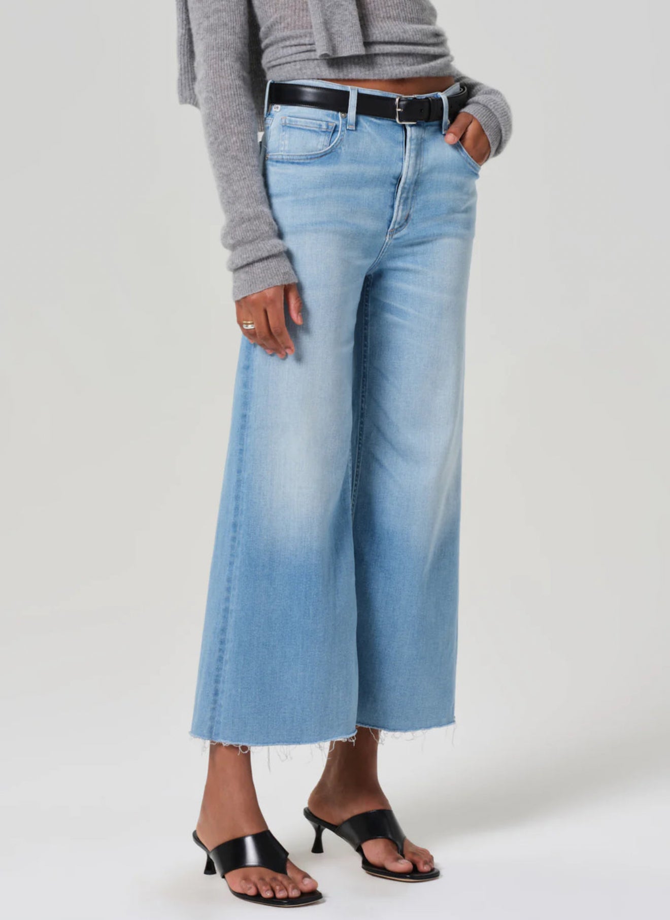 Citizens of Humanity Lyra Wide- Leg Crop - Belmont