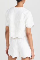 Amanda Uprichard Finley Top - White