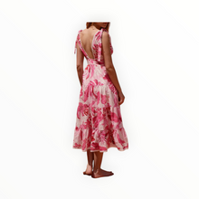 Kasia Anofi Midi Dress - Flamingo