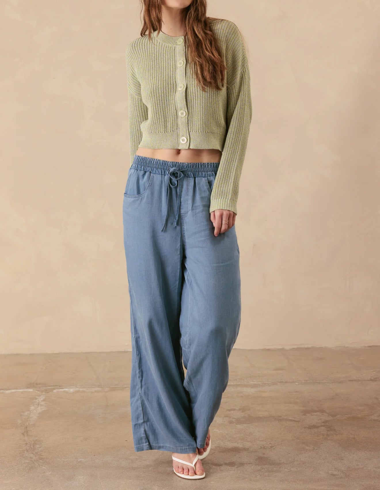 27 Miles Malibu Raven Cardigan - Fern