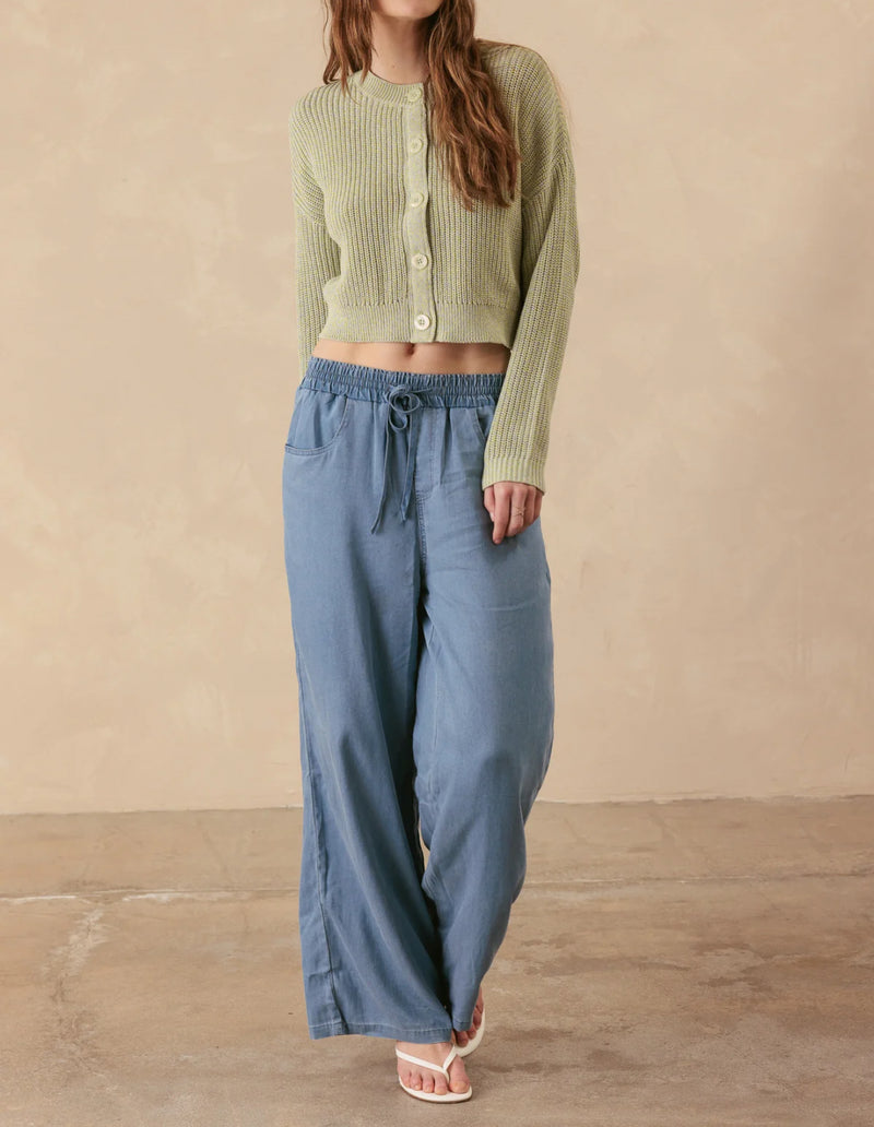 27 Miles Malibu Raven Cardigan - Fern
