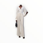 SIMKHAI Yanna Open Sleeve Shirt - Natural White