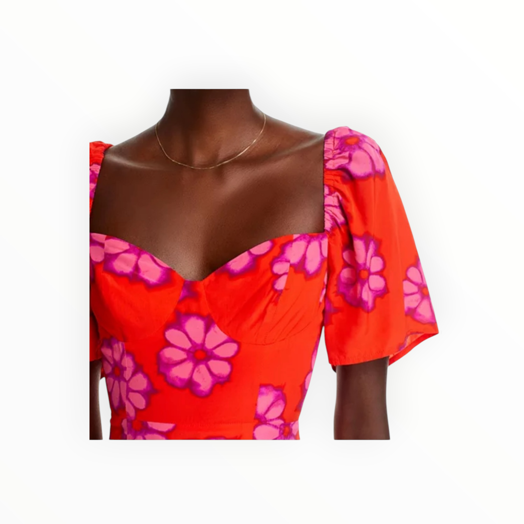 RHODE Ramona Dress - Scarlet Bombay Bloom