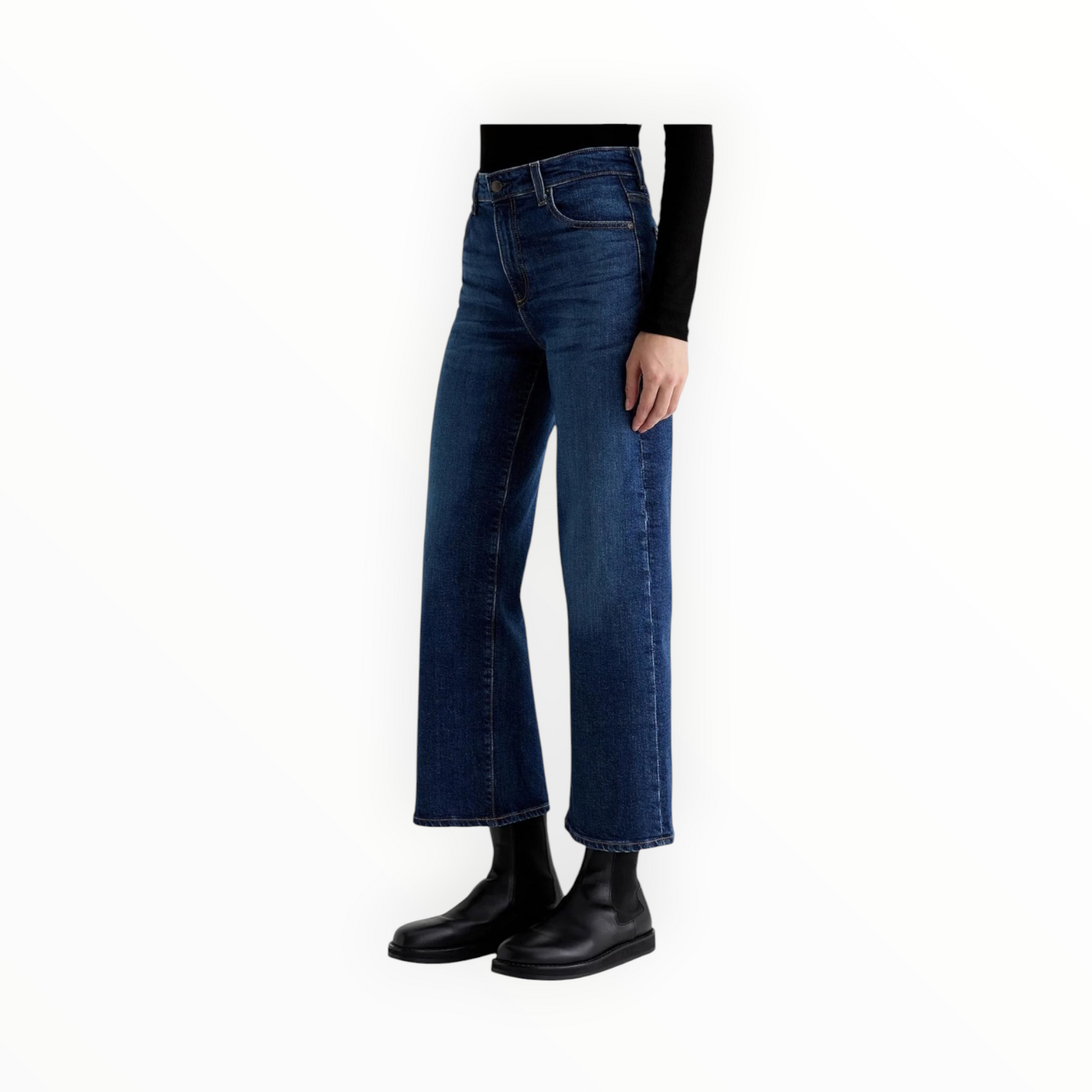 AG Jeans Saige Wide Leg Crop - Veiled