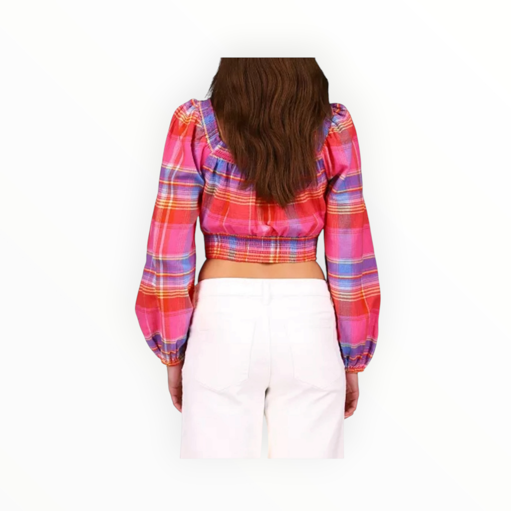 Sanctuary Madras Cropped Blouse