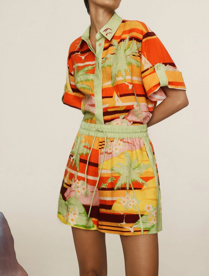 ALÉMAIS Palm Island Short