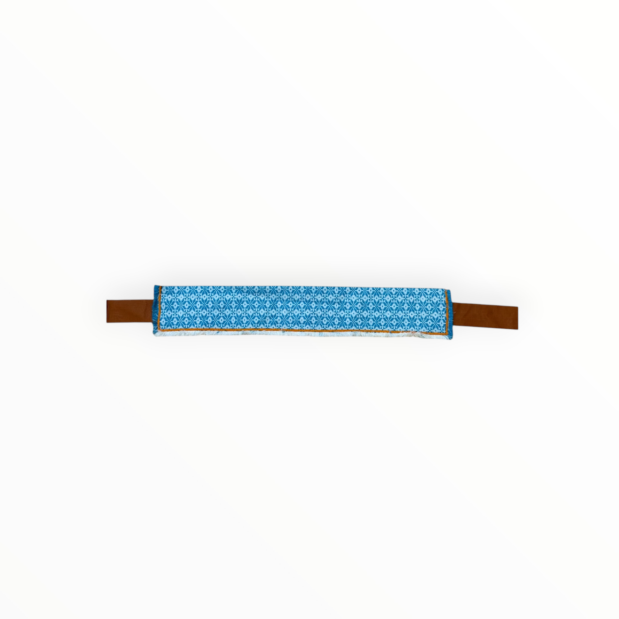 Ninaleuca Woven Tie Belt - Blue/White/Brown