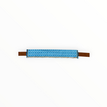Ninaleuca Woven Tie Belt - Blue/White/Brown