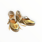 Pinaz Tie Up Wedge Espadrille - Platinum