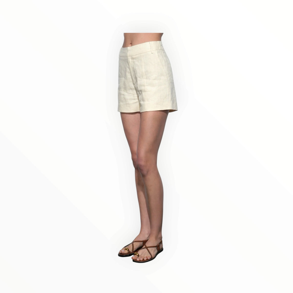 Greylin Haisley Linen Shorts - Stone