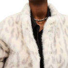 ba&sh Saros Faux Fur Jacket - Off White