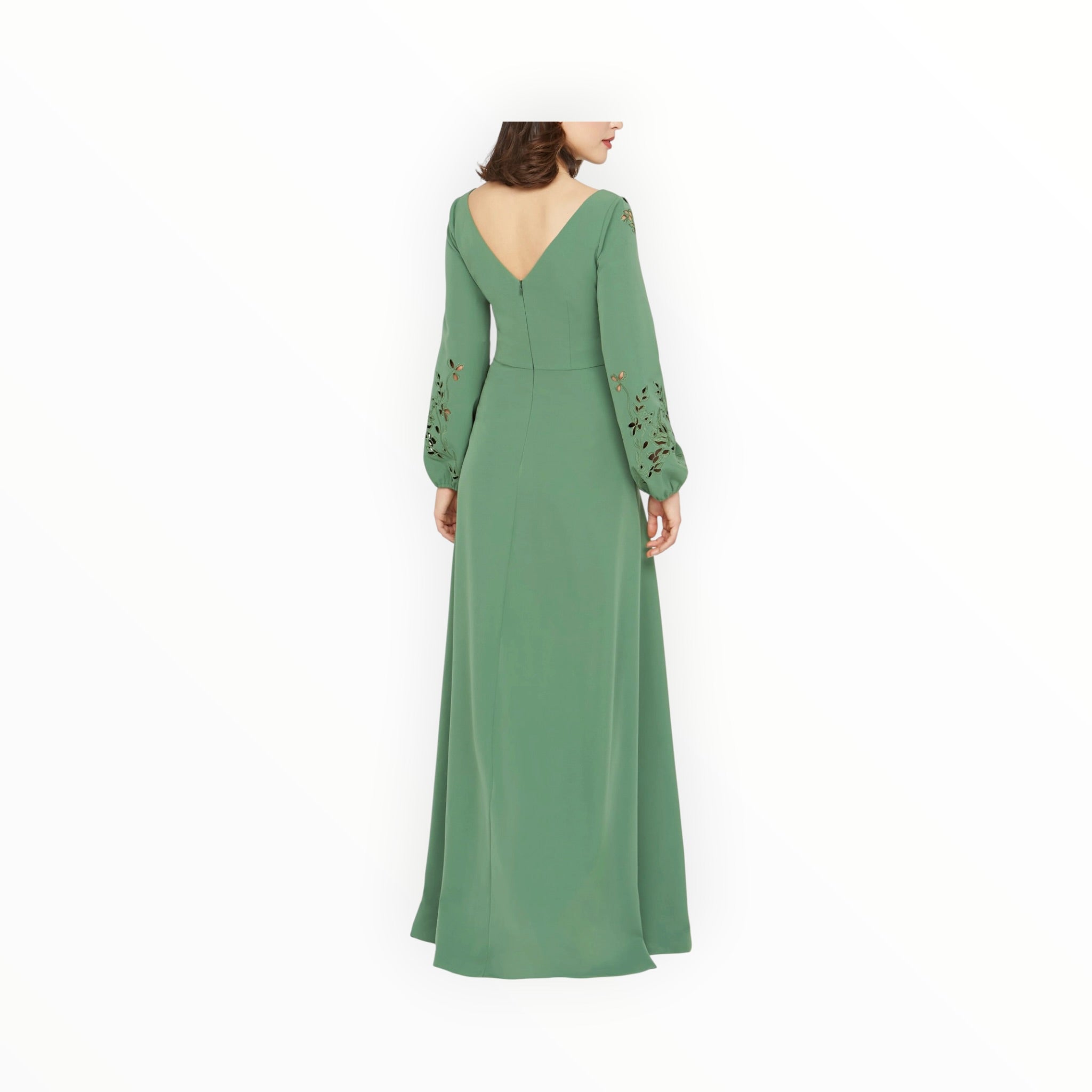 Kay Unger Valentina Embellished Dress - Spearmint