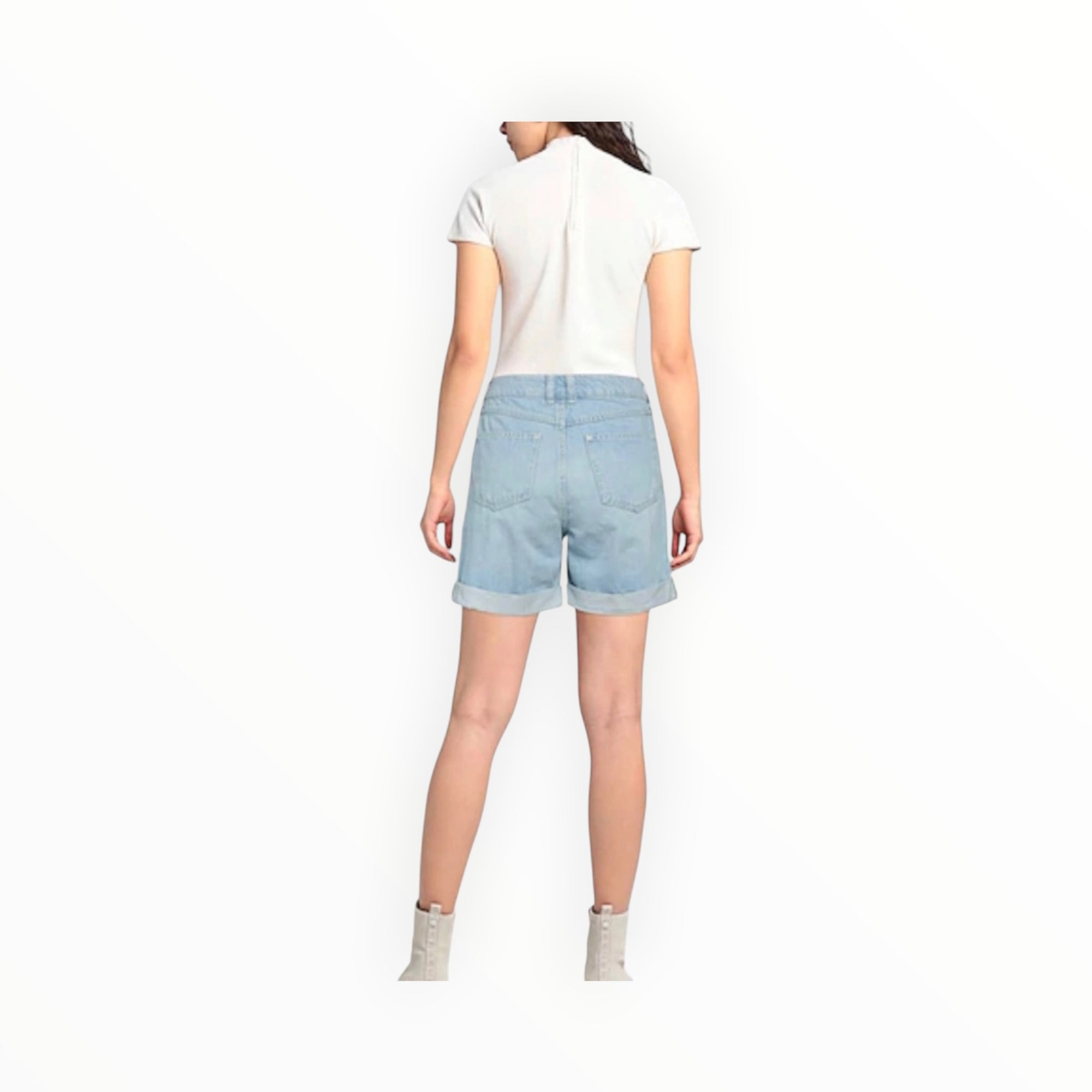 Essentiel Antwerp Denim Shorts - Blue