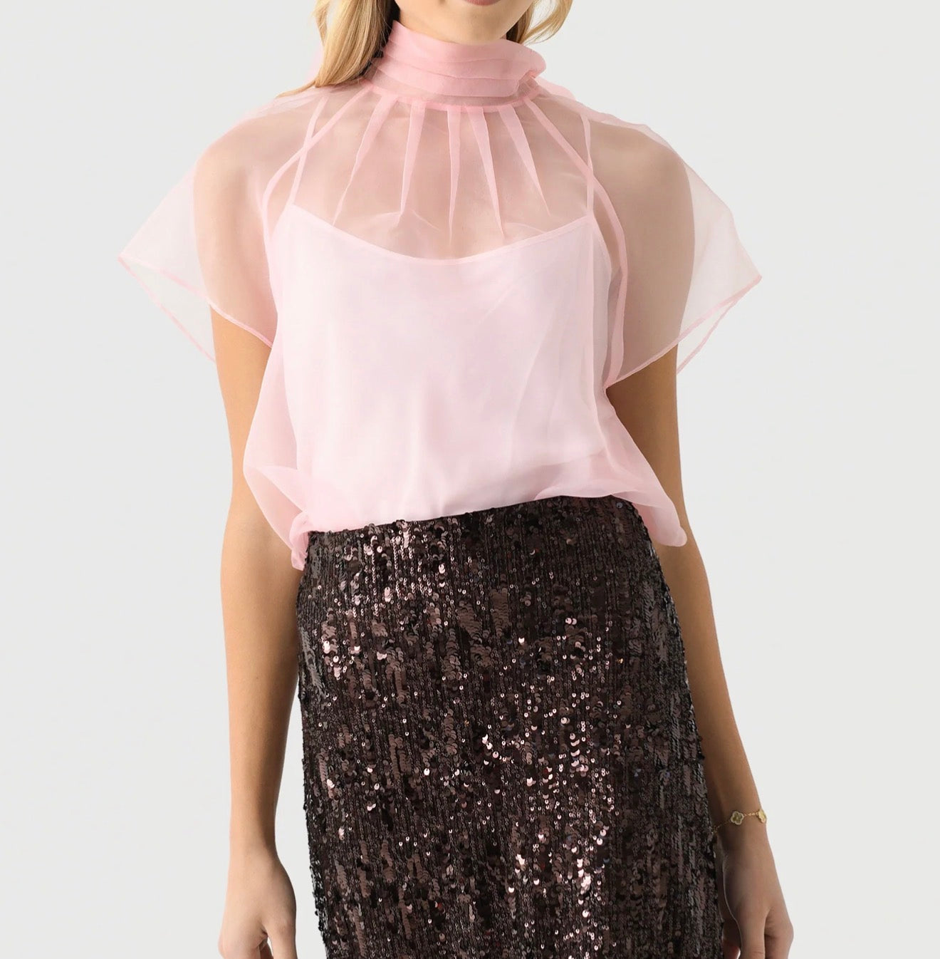 SIMKHAI Feyre Top - Ballet Pink