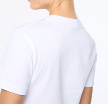 Sergio Tacchini Colonna Cropped T-Shirt- French Blue