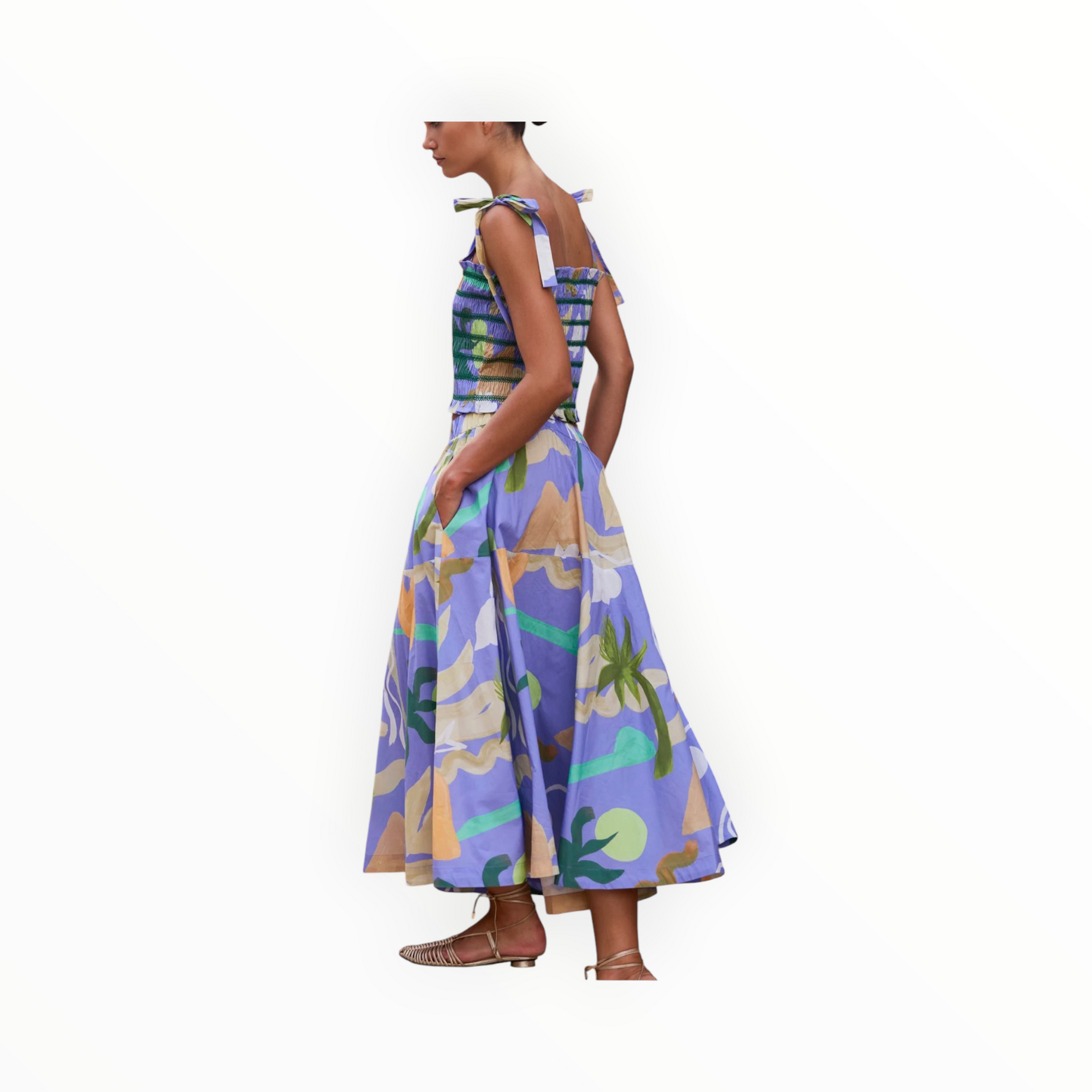 Oliphant Ella Top - Paradiso Blue