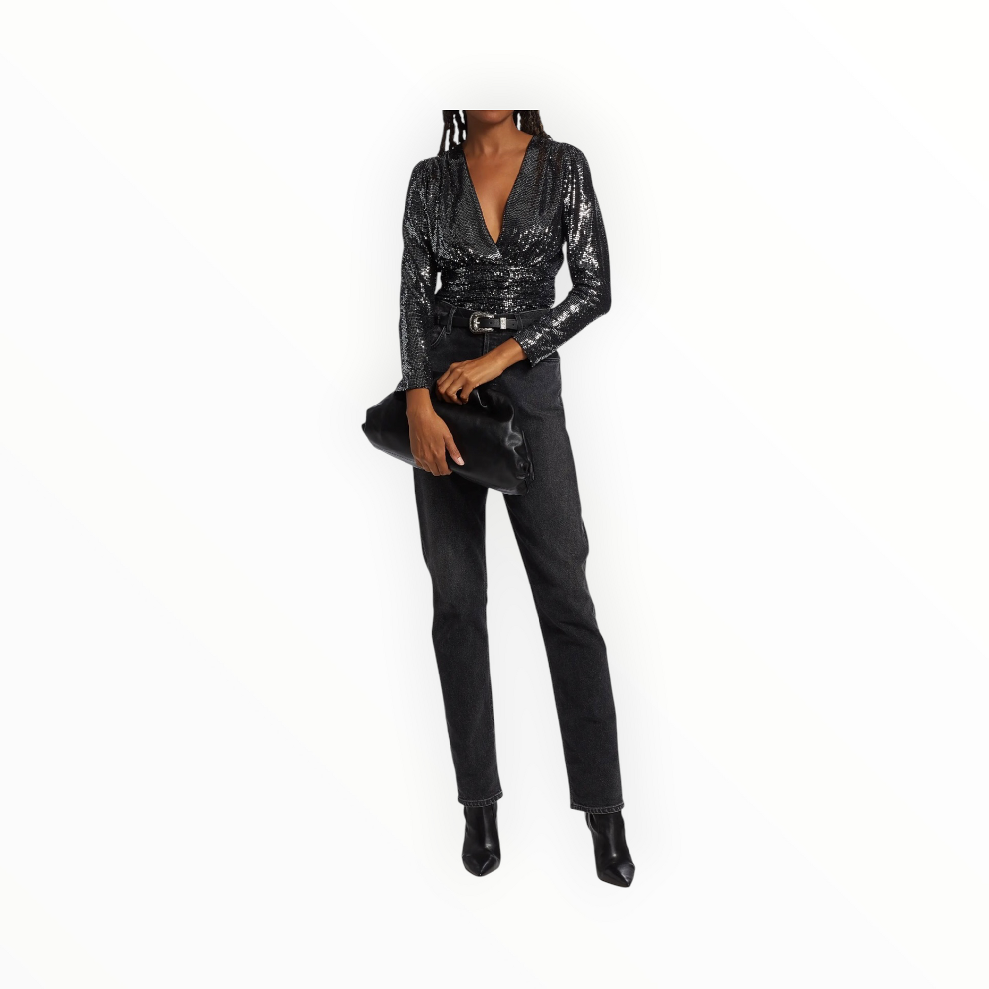 ba&sh Mae Top - Noir