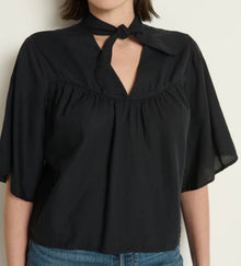 Nation Ltd Valerie Tie Neck Top - Black