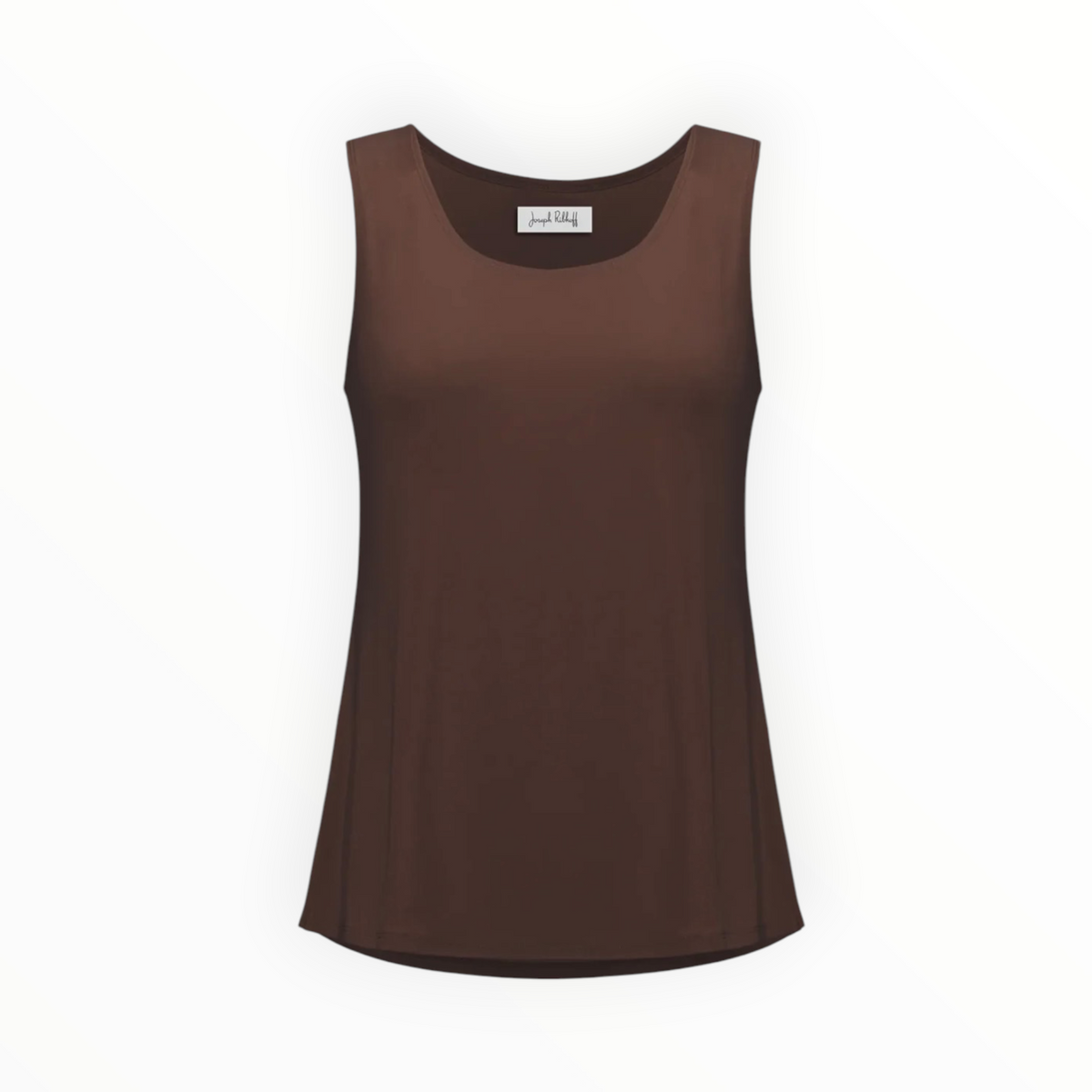 Joseph Ribkoff Silky Knit Scoop Neck Camisole - Mahogany