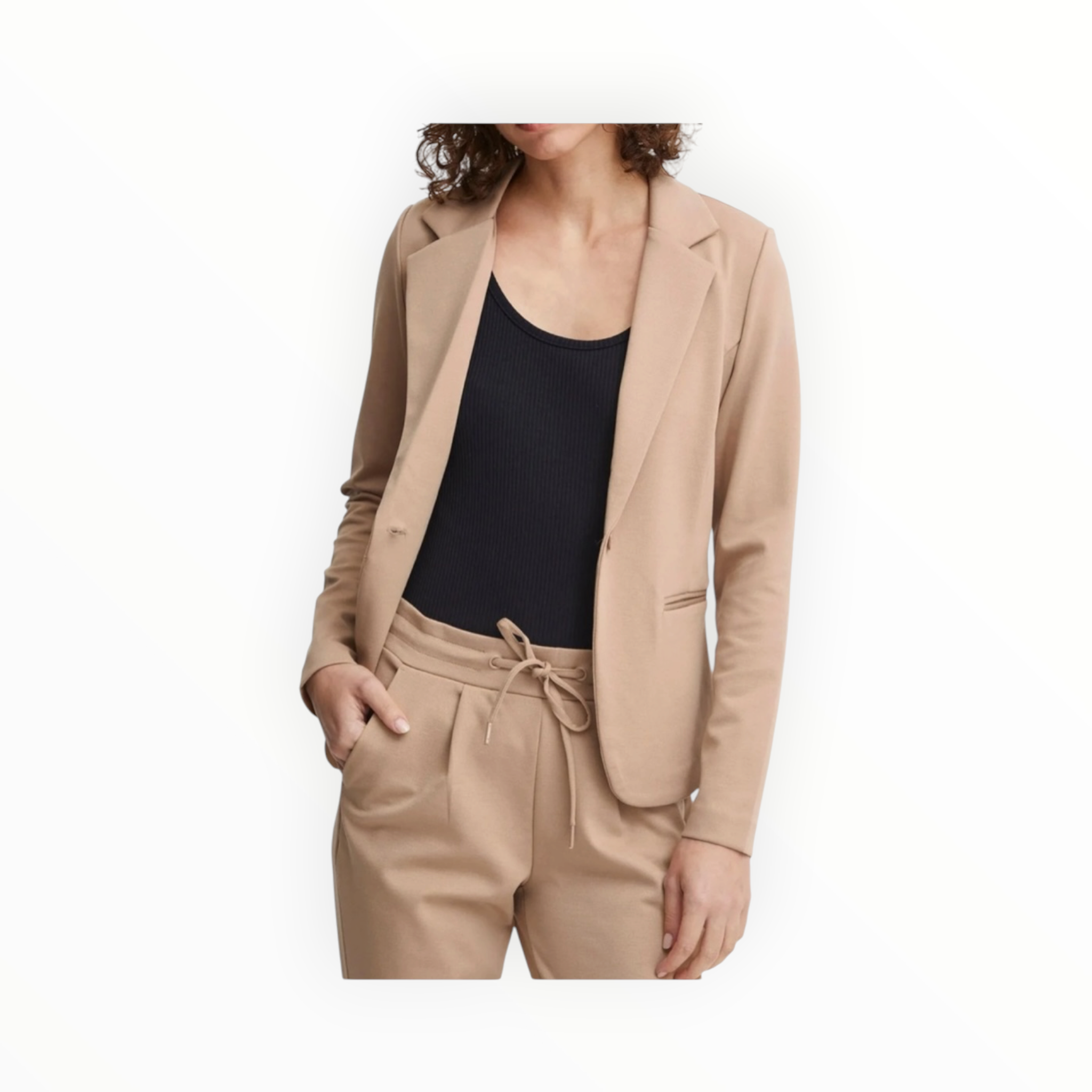 ICHI Kate Blazer - Tan