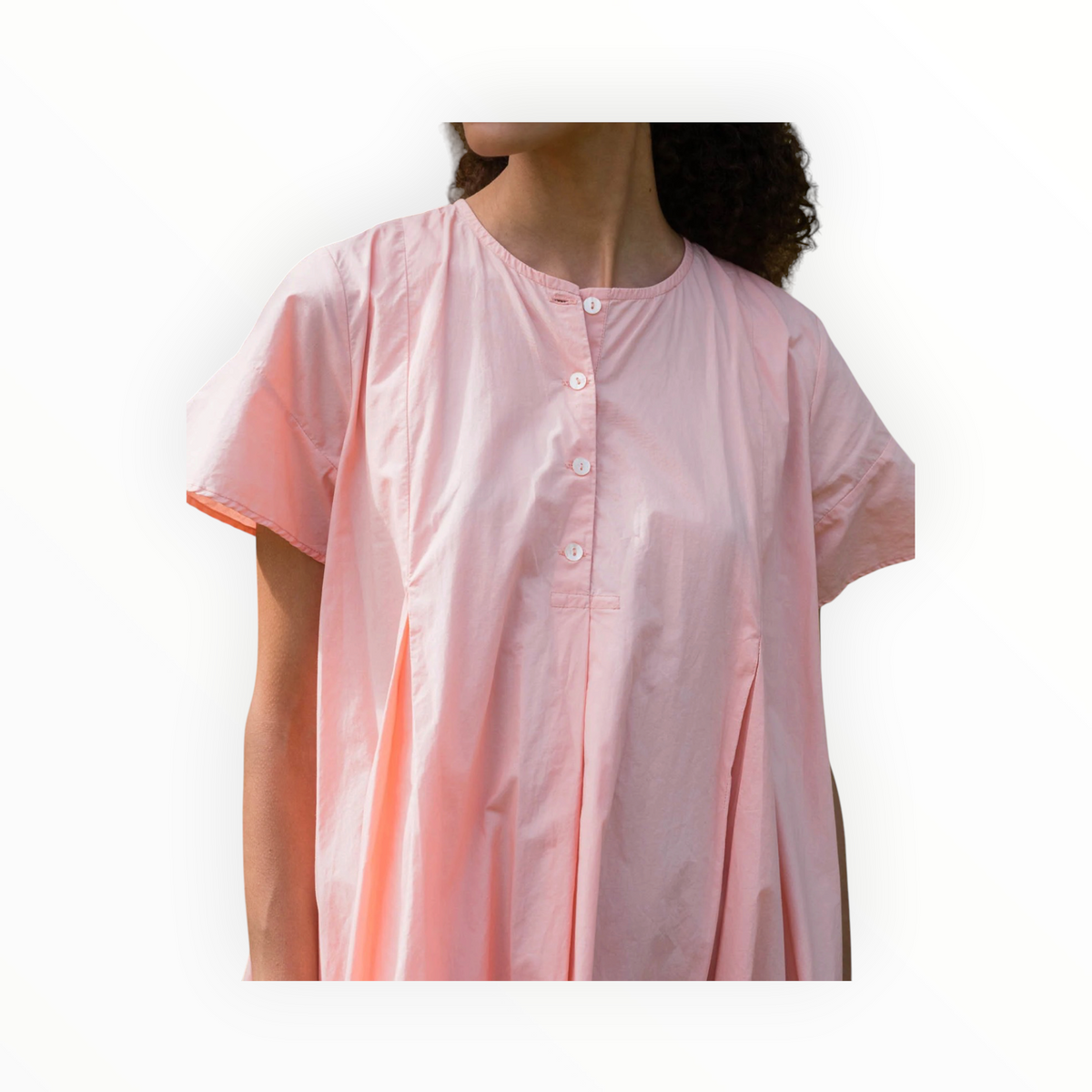 sula Dolls Dress - Orange Tiny Check