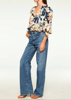 MISA Siena Top - Bold Blooms Crepe