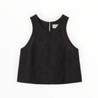 Trovata Esther Eyelet Tank - Black Handkerchief