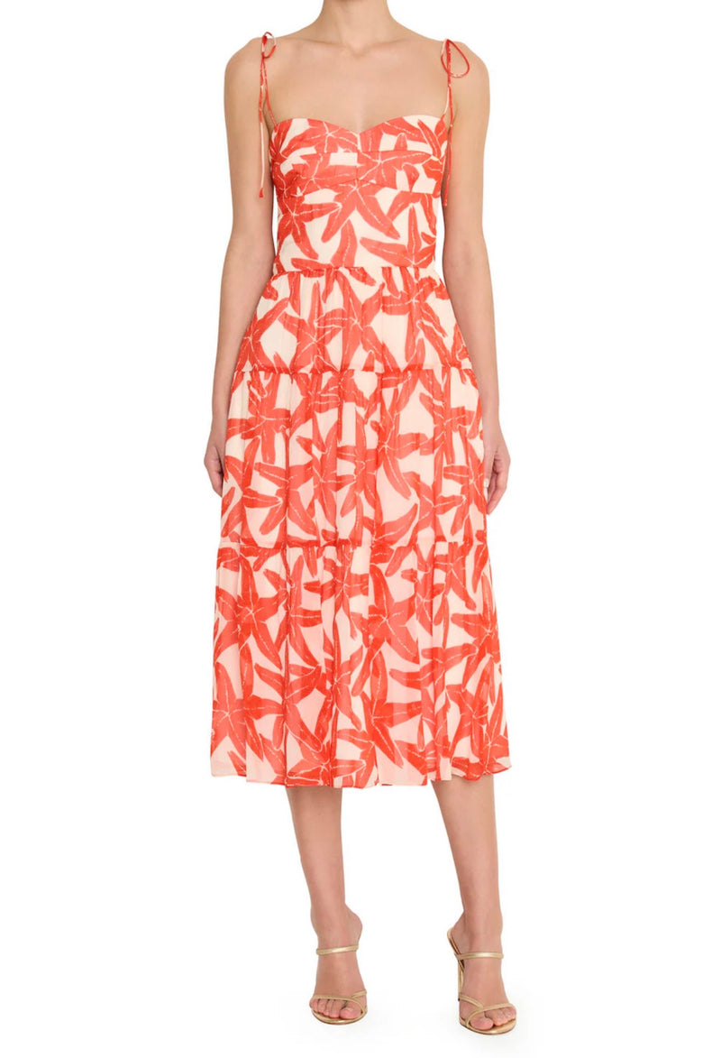 Amanda Uprichard Tula Dress - Starfish Print