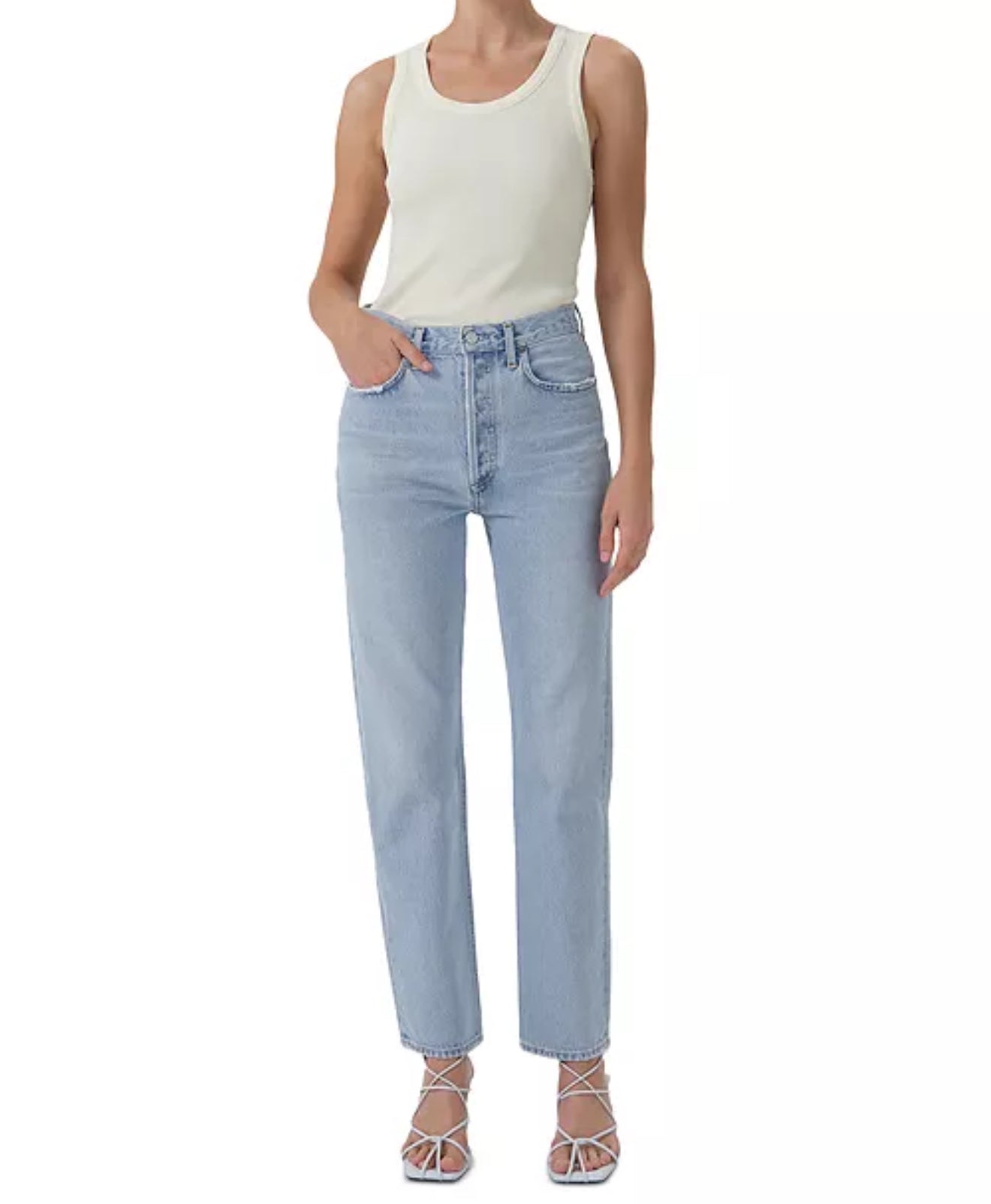 AGOLDE 90’S Pinch Waist High Rise Straight - Focus