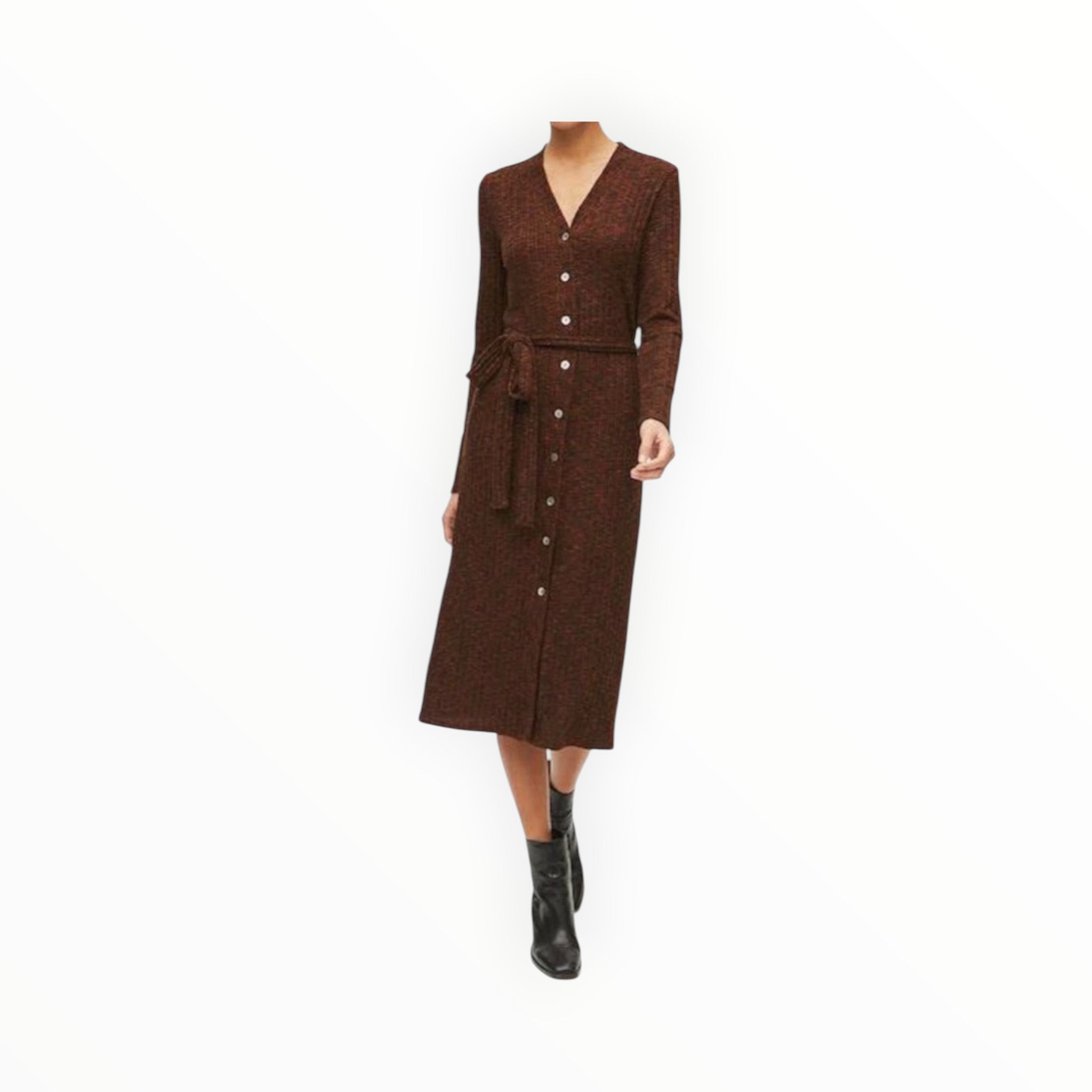 Michael Stars Isa Cardigan Dress - Rustique