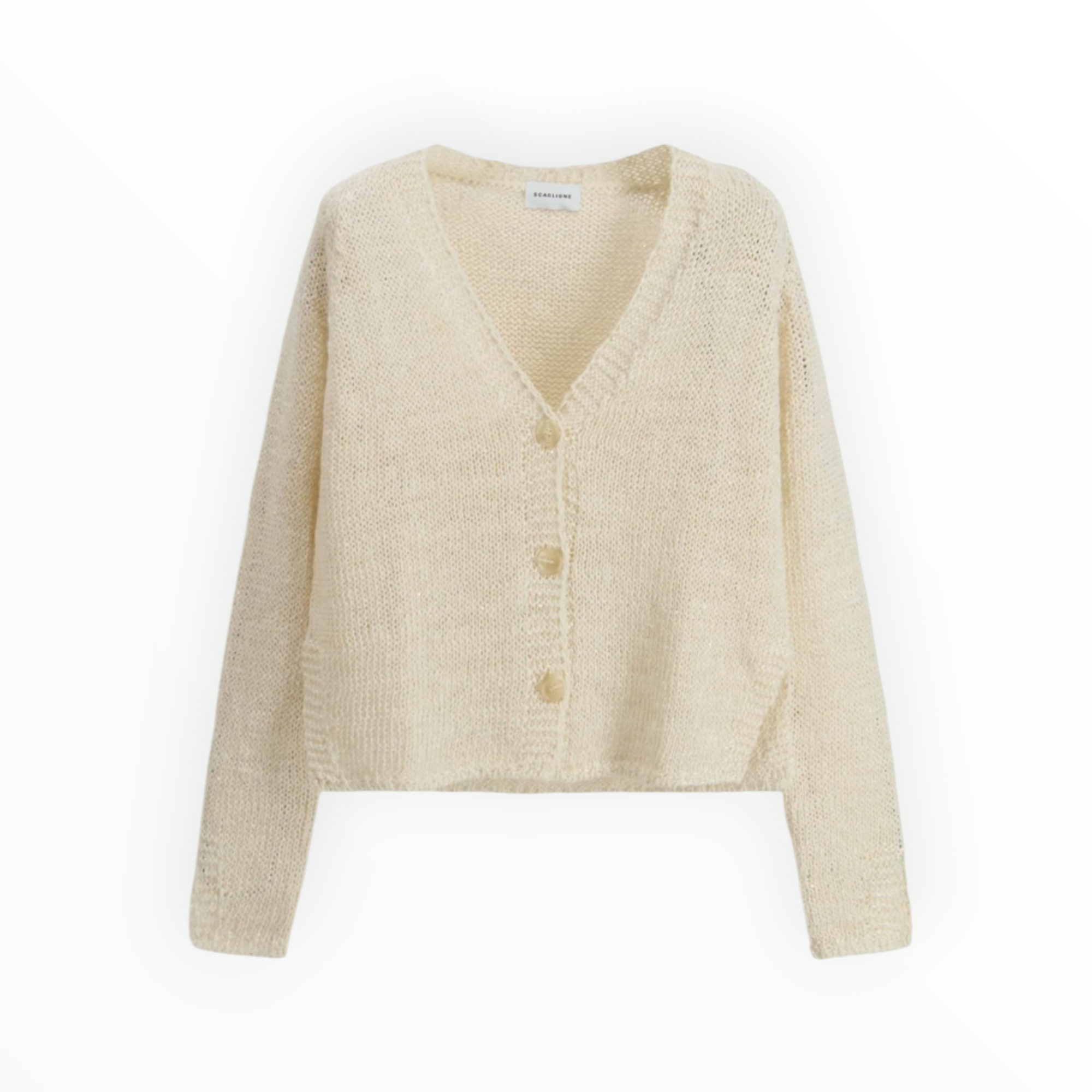 Scaglione Linen Cardigan - Milk