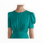 Saloni Bianca Dress - Mallard Green