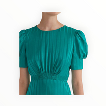 Saloni Bianca Dress - Mallard Green