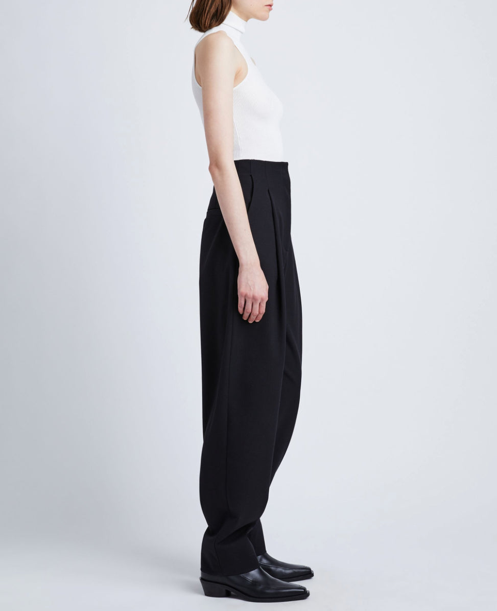 Proenza Schouler Wool Stretch Suiting Trousers - Black