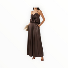 Toccin Sabrina Knot Cami Top - Espresso