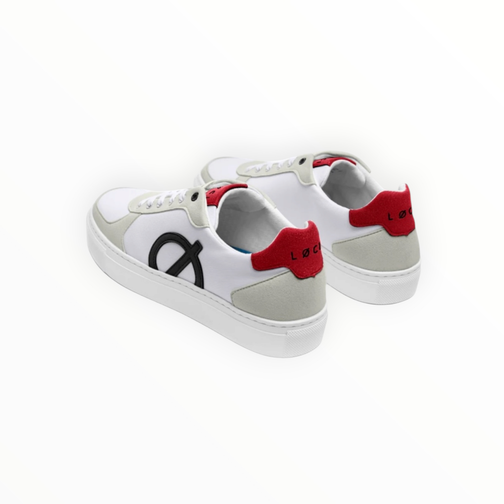LØCI Classic Sneaker - White/Red/Navy