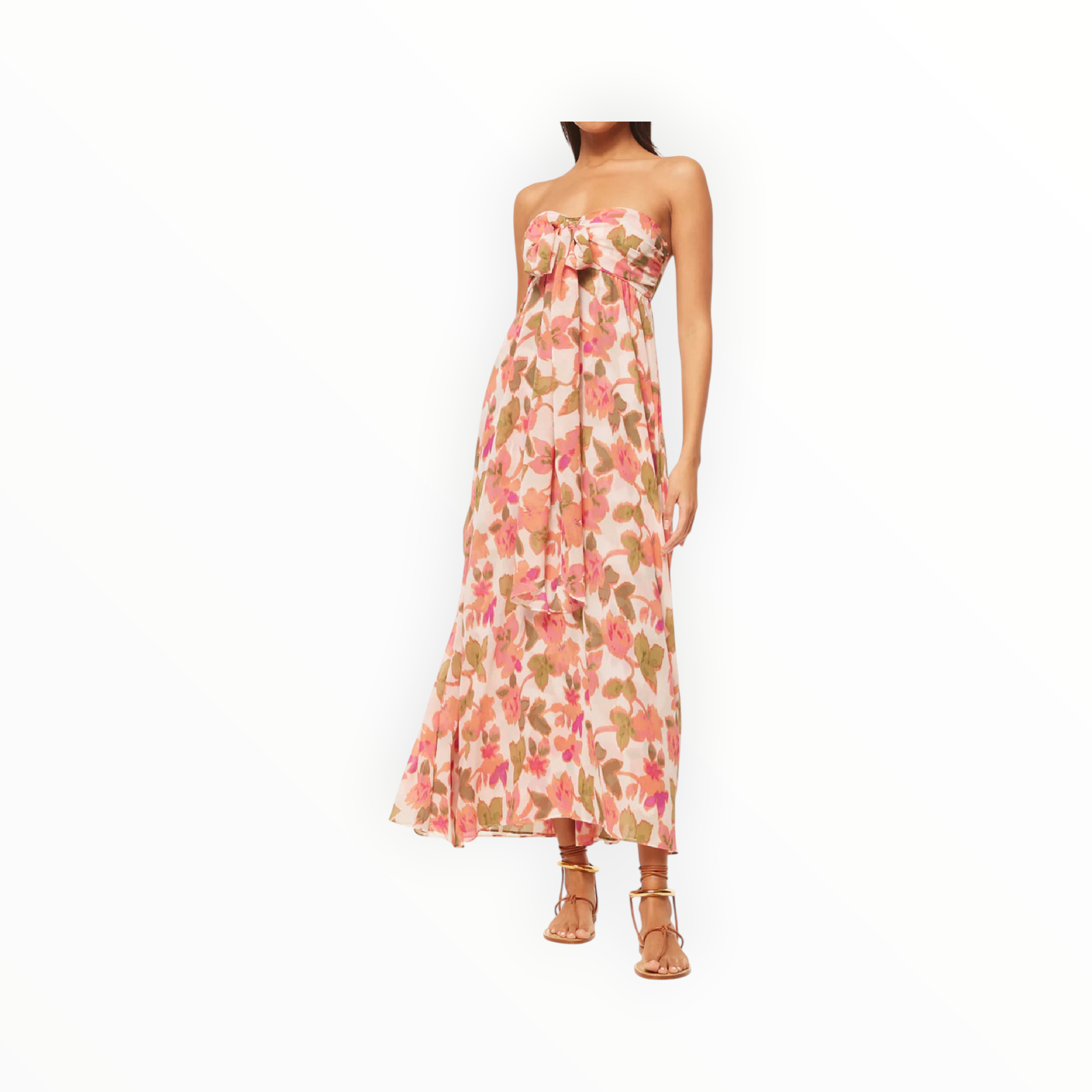 MISA Emine Dress - Sonoran Flora Chiffon