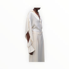 SIMKHAI Yanna Open Sleeve Shirt - Natural White