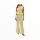 Michael Stars Janelle Tie Neck Tank - Lemonade