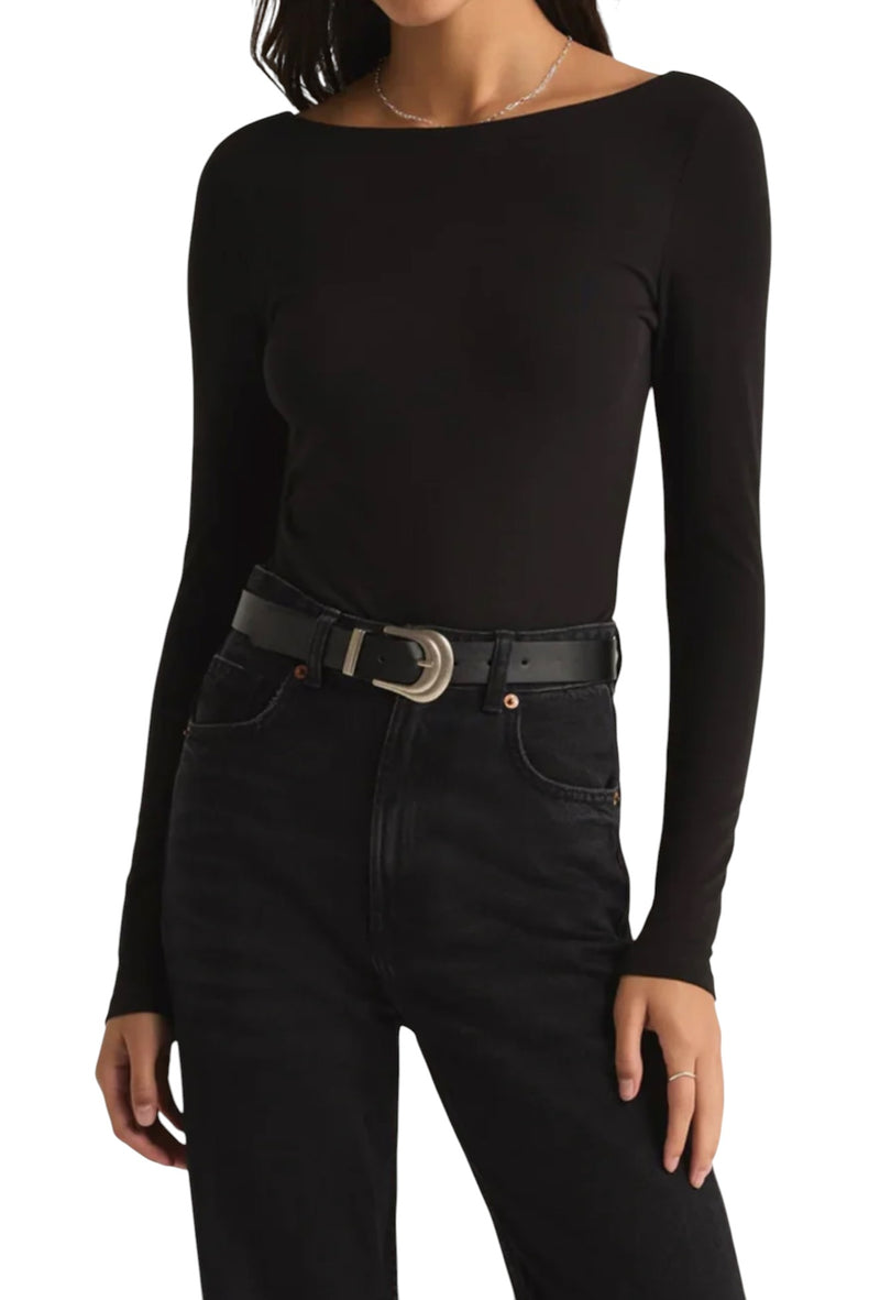 Z Supply Baela Bodysuit - Black