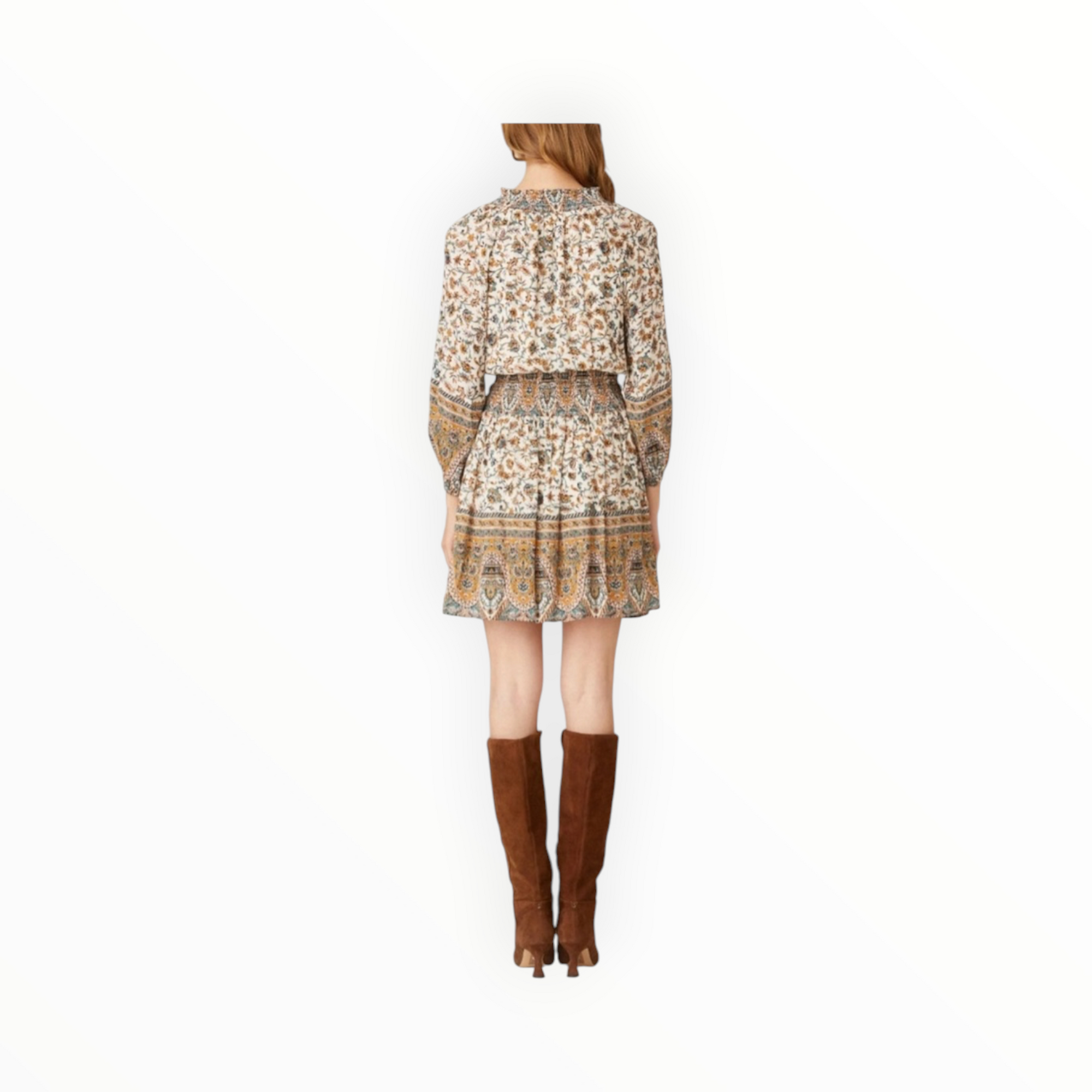 Shoshanna Ellie Dress - Ivory Multi