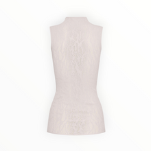 Wolford Snake Lace Top Sleeveless - Platinum