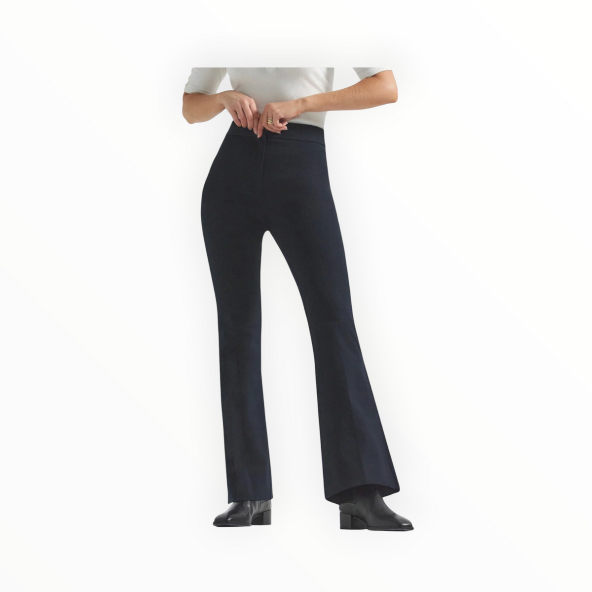 Derek Lam 10 Crosby Flare Trousers - Midnight