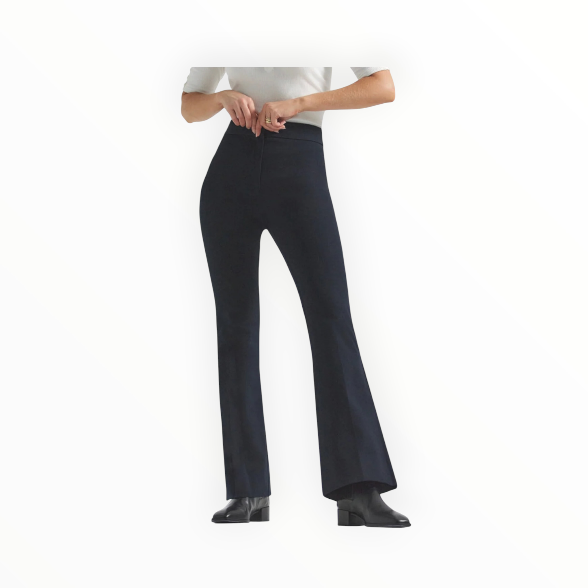 Derek Lam 10 Crosby Flare Trousers - Midnight