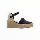 Palomitas By Paloma Barceló Kleo Tejido Crochet Sandal - Black