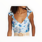 Cami NYC Damaris Floral Silk Camisole - Sea Floral