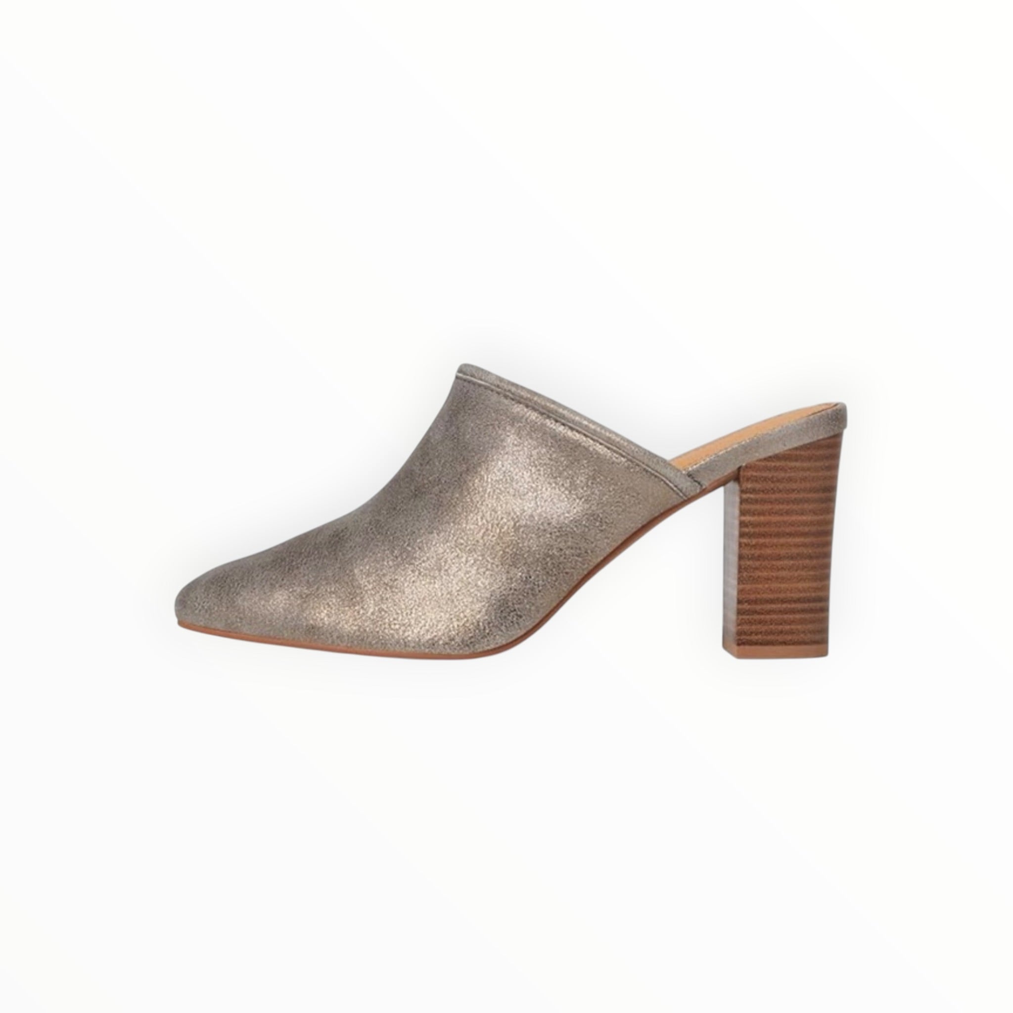 Johnston & Murphy Charlotte Mule - Gold Metallic