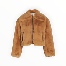 dh New York Paloma Cropped Faux Fur Jacket