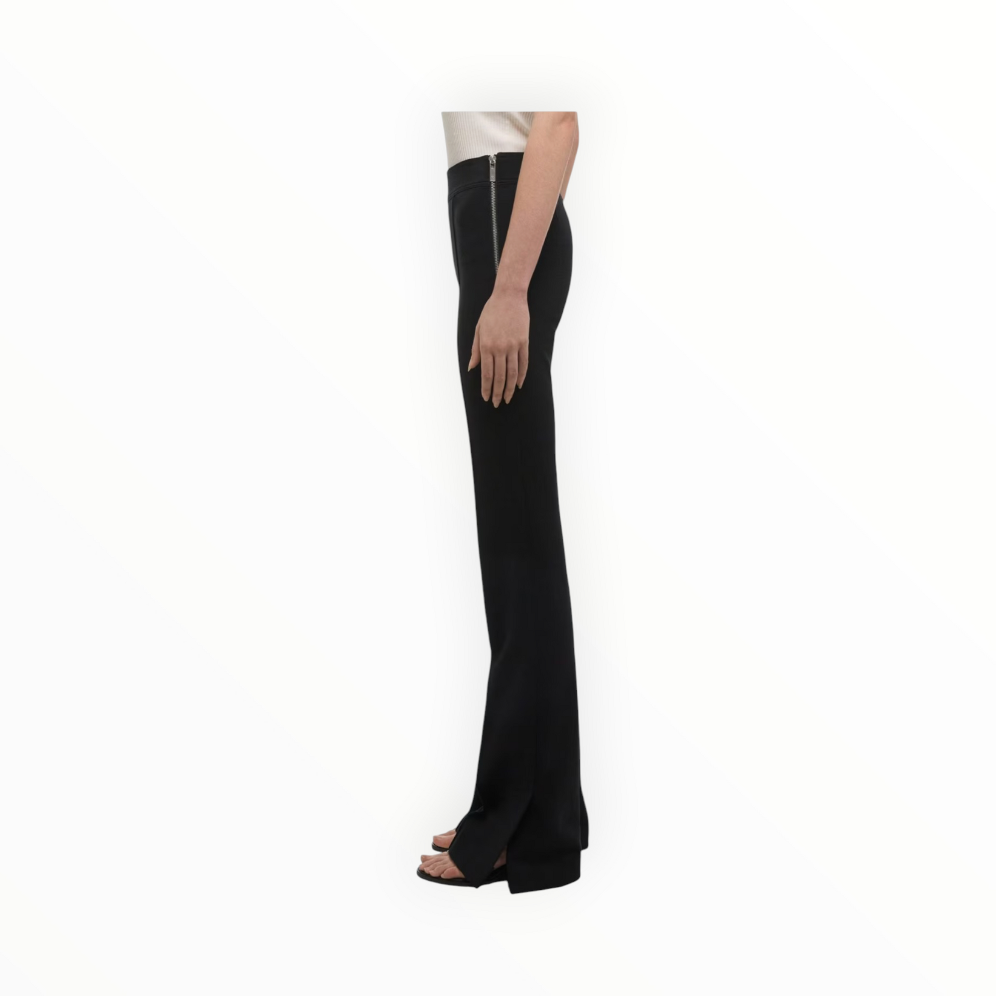 Helmut Lang Ponte Bootcut Pants - Black